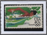 Stamps United States -  Natacion