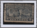 Stamps Spain -  Cartero y Motocicleta