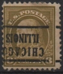 Stamps United States -  Frankiln