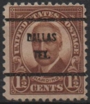 Stamps United States -  Warren G. Harding