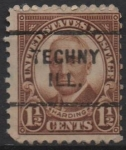 Stamps United States -  Warren G. Harding