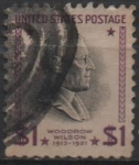 Stamps United States -  Woodrow Wilson