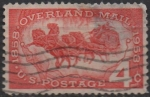 Stamps United States -  Mail Coach y Mapa d' Southwest