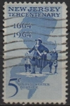 Stamps United States -  Philip Carteret