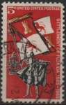 Stamps United States -  Exploradores, Banderas y Barcos Españoles