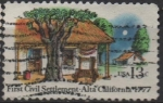 Stamps United States -  Farm Houses, California