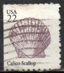 Stamps United States -  Calico Scallop