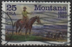 Stamps United States -  C.M.Russell, Montana