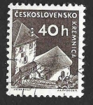 Stamps Czechoslovakia -  974 - Castillo de Kremnica