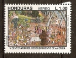 Stamps Honduras -  PRIMERA  MISA