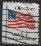 Stamps United States -  Bandera