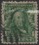 Stamps United States -  Franklin 