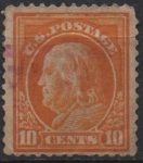 Stamps United States -  Franklin 