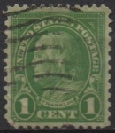 Stamps United States -  Benjamín Franklin