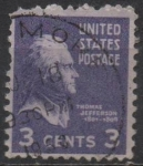 Stamps United States -  Jefferson 