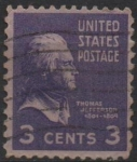 Stamps United States -  Jefferson 