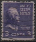 Stamps United States -  Jefferson 