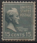 Stamps United States -  Buchanan