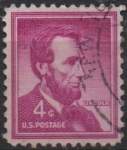 Stamps United States -  Abraham Lincoln