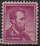 Stamps United States -  Abraham Lincoln