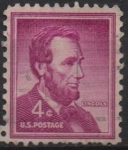 Stamps United States -  Abraham Lincoln