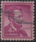 Stamps United States -  Abraham Lincoln