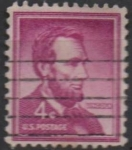 Stamps United States -  Abraham Lincoln