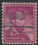 Stamps United States -  Abraham Lincoln