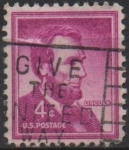 Stamps United States -  Abraham Lincoln