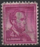 Stamps United States -  Abraham Lincoln