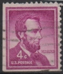 Stamps United States -  Abraham Lincoln