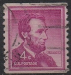 Stamps United States -  Abraham Lincoln