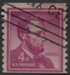 Stamps United States -  Abraham Lincoln