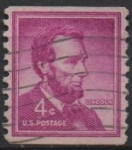 Stamps United States -  Abraham Lincoln