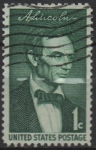 Stamps United States -  Abraham Lincoln