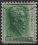 Stamps United States -  Andrew Jackson