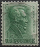 Stamps United States -  Andrew Jackson