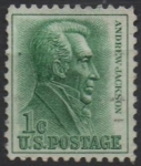 Stamps United States -  Andrew Jackson