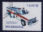 Sellos de America - Nicaragua -  Ambulancia