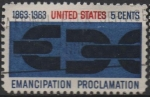 Stamps United States -  Emancipacion, Cadena Cortada