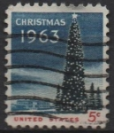 Stamps United States -  Arbol d' Navidad