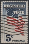 Stamps United States -  Bandera