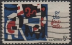 Stamps United States -  Abstract Design