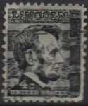 Sellos de America - Estados Unidos -  Abraham Lincoln