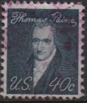 Stamps United States -  Thomas Paine