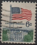 Stamps United States -  Bandera