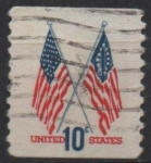 Stamps United States -  Bandera 50 estrellas y 13 estrellas