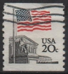 Stamps United States -  Bandera