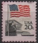 Stamps United States -  Bandera