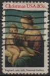 Stamps United States -  Madona y Niño